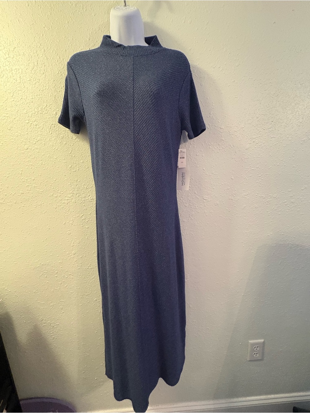 Talbots Haven Well Within Knit Sweater Midi Dress in Chevron Pattern